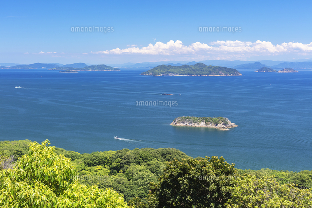 福山グリーンラインより津軽島と走島と瀬戸の島々 鞆の浦[25516063841