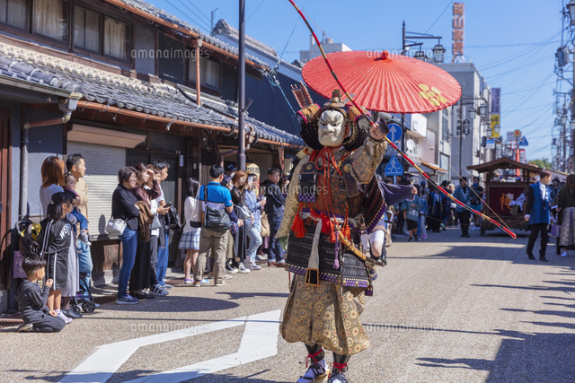 上野天神祭 鬼行列 鎮西八郎為朝[25516071871]の写真・イラスト素材