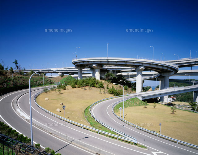与島インターチェンジ の写真素材 イラスト素材 アマナイメージズ