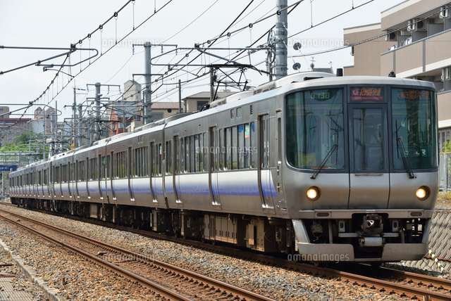 阪和線の223系紀州路快速電車[25668002617]の写真・イラスト素材