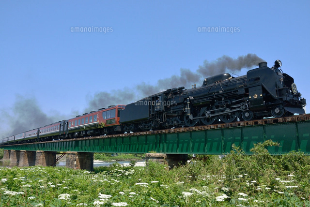 鉄橋を渡る関西本線の221系快速電車[25668002574]の写真・イラスト素材
