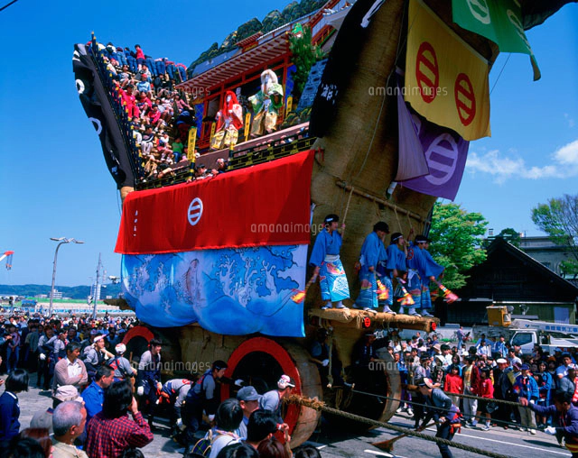 青柏祭（デカ山祭）[25670001990]の写真・イラスト素材｜アマナイメージズ