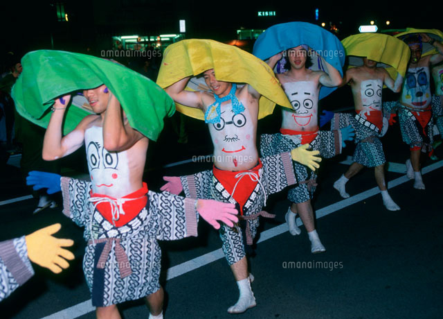 渋川へそ祭り の写真素材 イラスト素材 アマナイメージズ
