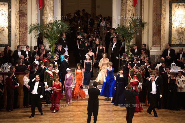 ルドルフィーナ仮面舞踏会 ホーフブルグ宮殿 の写真素材 イラスト素材 アマナイメージズ