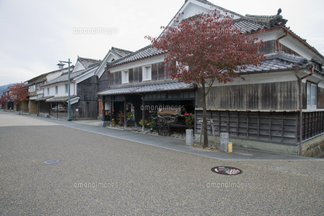 塩田津の町並みと長崎街道 の写真素材 イラスト素材 アマナイメージズ