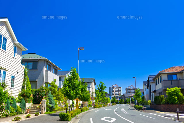新興住宅地 の写真素材 イラスト素材 アマナイメージズ