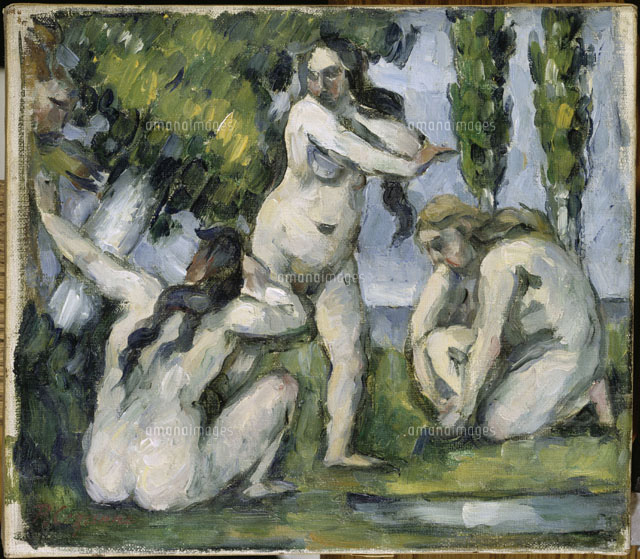 ポール・セザンヌ 【４人の水浴の女たち】 高級画集画、状態良好 4人の水浴の女たち | コレクション | ポーラ美術館