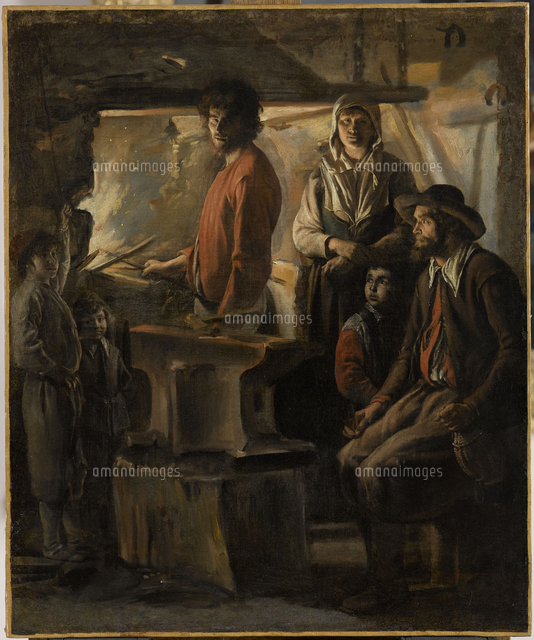 鍛冶場のマレシャル の写真素材 イラスト素材 アマナイメージズ