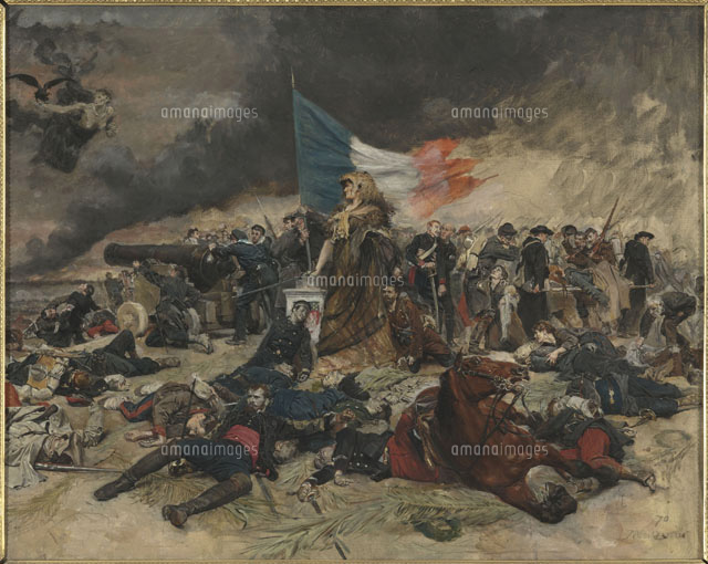 1870－1871年のパリ包囲 寓意[26004017321]の写真・イラスト素材