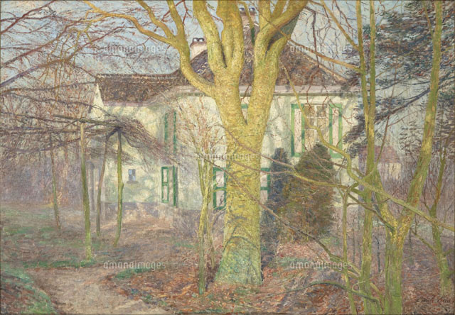 太陽の光線 芸術家の家 の写真素材 イラスト素材 アマナイメージズ