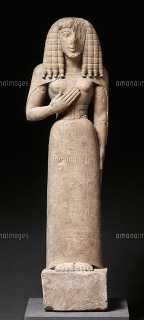 Statuette feminine dite ”Dame d'Auxerre”[26004019247]の写真
