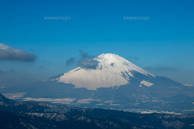 大雄山からみた富士山[26058012769]の写真・イラスト素材｜アマナ