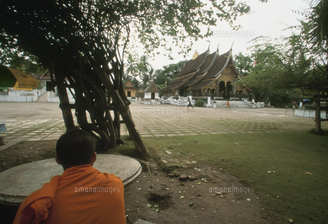 ルアン プラバンの町 の写真素材 イラスト素材 アマナイメージズ