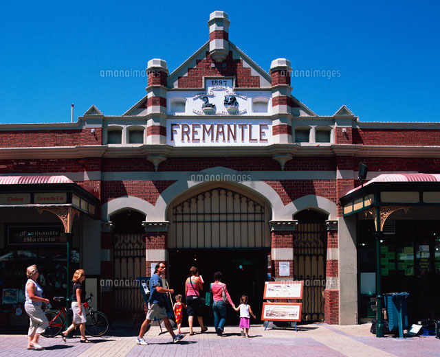 フリーマントルマーケットの入り口 の写真素材 イラスト素材 アマナイメージズ