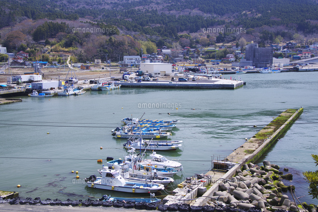 鮎川港 の写真素材 イラスト素材 アマナイメージズ