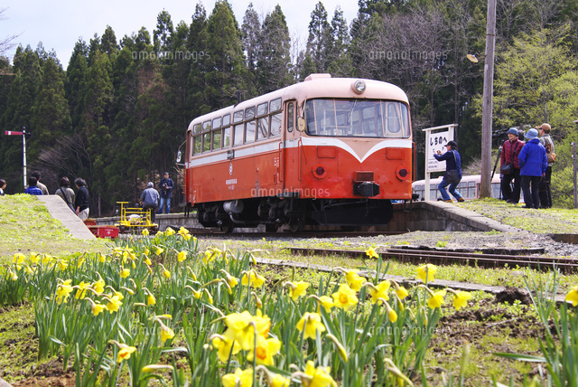 南部縦貫鉄道のレールバス の写真素材 イラスト素材 アマナイメージズ
