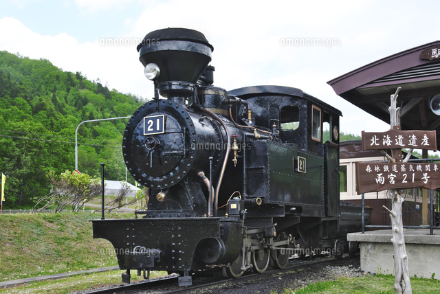 森林鉄道蒸気機関車 雨宮21号[26120039173]の写真・イラスト素材