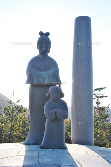 間人皇后 聖徳太子 母子像[26120042717]の写真・イラスト素材｜アマナ