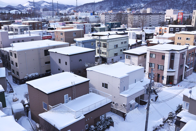 無落雪屋根の写真素材 ストックフォト アマナイメージズ