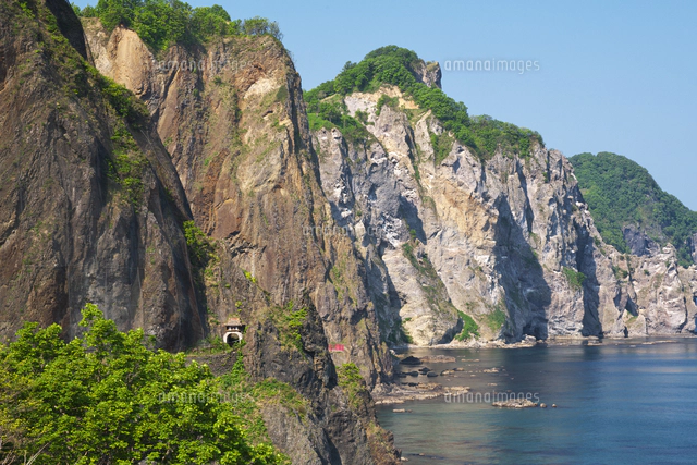 今西弘作　オタモイ海岸・18号 オタモイ海岸と日本海[26120071166]の写真・イラスト素材｜アマナ