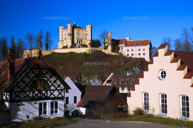 ホーエンシュバンガウ城 の写真素材 イラスト素材 アマナイメージズ