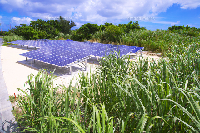 太陽光パネル の写真素材 イラスト素材 アマナイメージズ