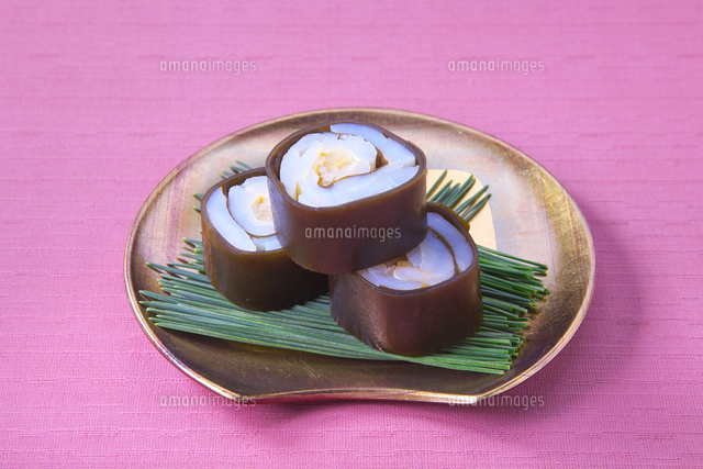 おせち料理のリュウヒ巻 の写真素材 イラスト素材 アマナイメージズ