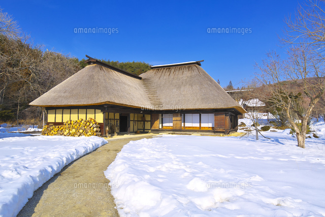 岩手県 遠野ふるさと村川前別家 の写真素材 イラスト素材 アマナイメージズ