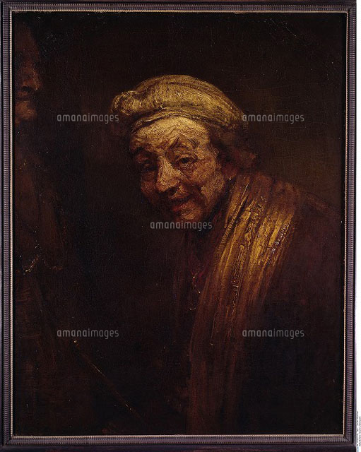 Selbstbildnis (letzte Lebenszeit)/笑う自画像[26129000212]の写真