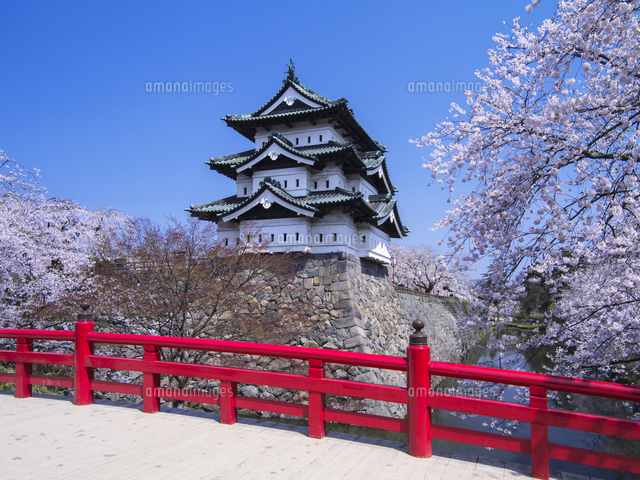 弘前城 の写真素材 イラスト素材 アマナイメージズ