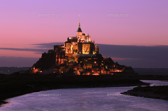 モンサンミッシェル の写真素材 イラスト素材 アマナイメージズ