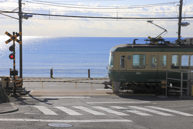 江ノ電 の写真素材 イラスト素材 アマナイメージズ