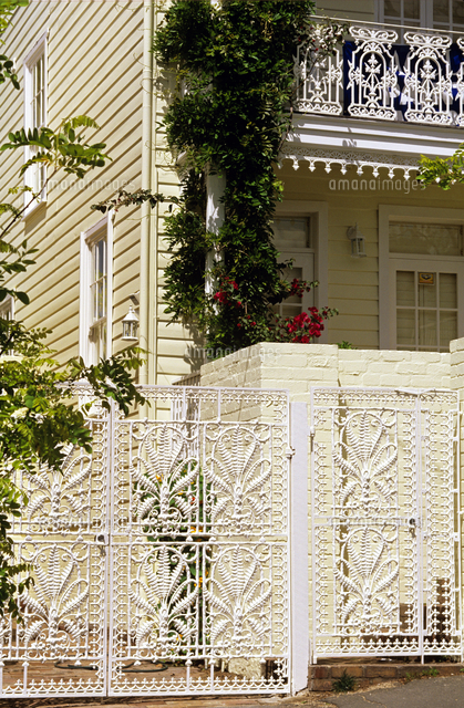 シドニー パディントン アイアンレースのテラスハウス の写真素材 イラスト素材 アマナイメージズ