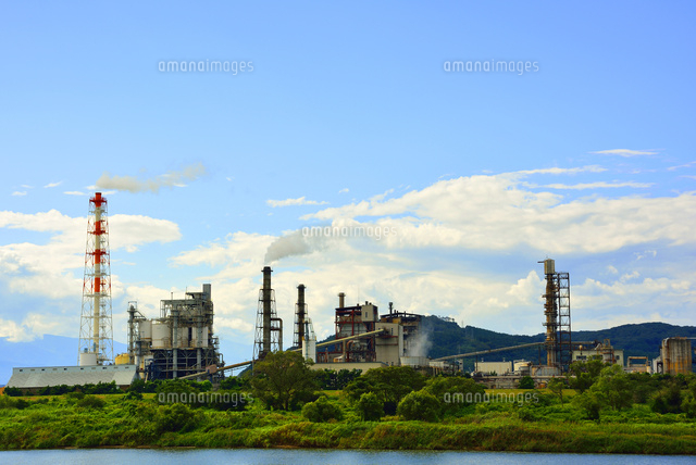 日本製紙岩沼工場 の写真素材 イラスト素材 アマナイメージズ