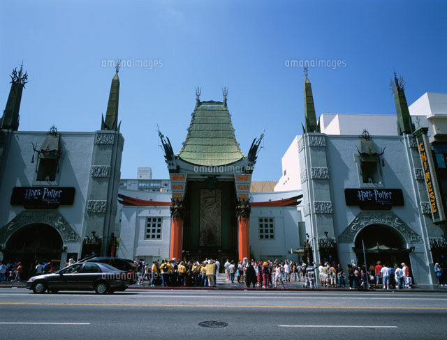 グローマンズチャイニーズシアター の写真素材 イラスト素材 アマナイメージズ