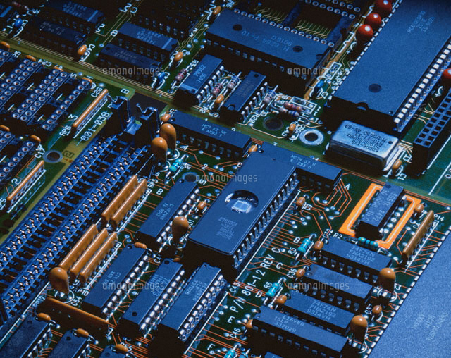 半導体の写真素材 ストックフォト アマナイメージズ