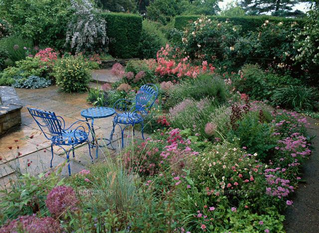 キフツゲイトガーデン コッツウォルズ イギリス の写真素材 イラスト素材 アマナイメージズ