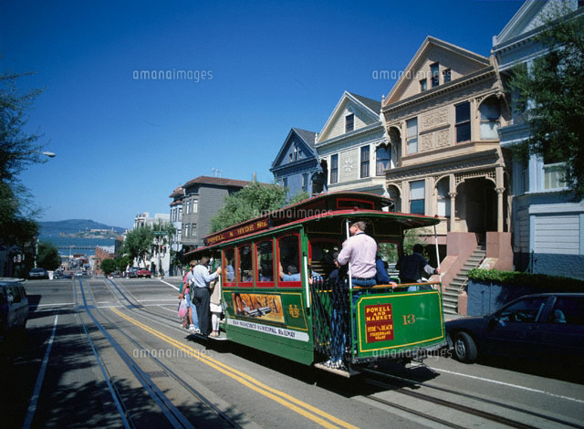 サンフランシスコの路面電車 アメリカ の写真素材 イラスト素材 アマナイメージズ