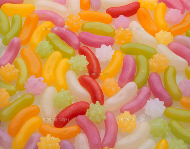 ジェリービーンズとコンペイトウ の写真素材 イラスト素材 アマナイメージズ