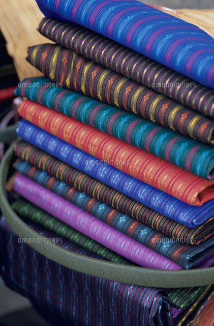 タイシルク生地 の写真素材 イラスト素材 アマナイメージズ