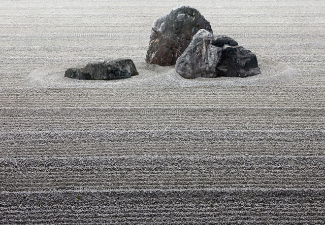 枯山水 の写真素材 イラスト素材 アマナイメージズ