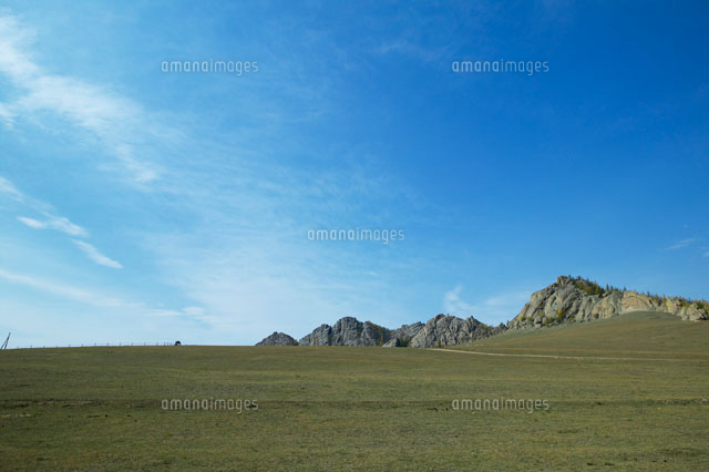 モンゴル平原 の写真素材 イラスト素材 アマナイメージズ
