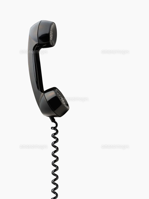 電話の受話器 レトロ[02317001242]の写真・イラスト素材｜アマナイメージズ