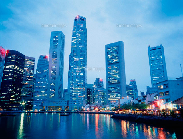 ビル群 シンガポール の写真素材 イラスト素材 アマナイメージズ