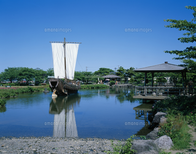 日和山公園 酒田市 山形県 の写真素材 イラスト素材 アマナイメージズ