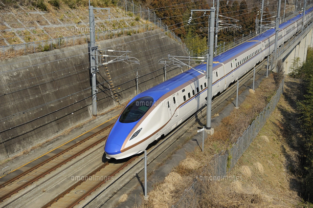 E7長野新幹線 あさま[10002008993]の写真・イラスト素材｜アマナイメージズ