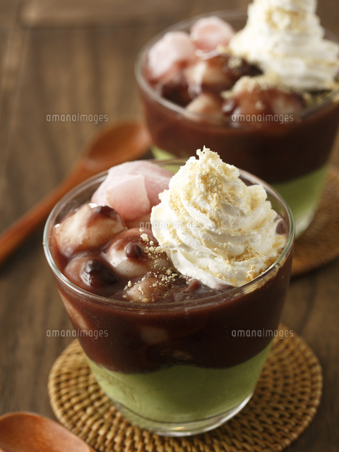 抹茶パフェ の写真素材 イラスト素材 アマナイメージズ