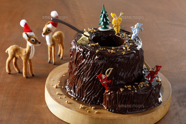 ブッシュドノエル の写真素材 イラスト素材 アマナイメージズ