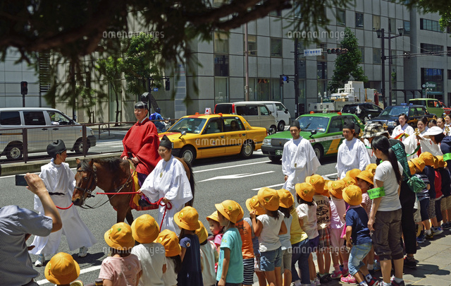 日枝神社神幸祭の御列 の写真素材 イラスト素材 アマナイメージズ