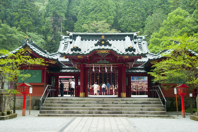 箱根神社本殿 の写真素材 イラスト素材 アマナイメージズ